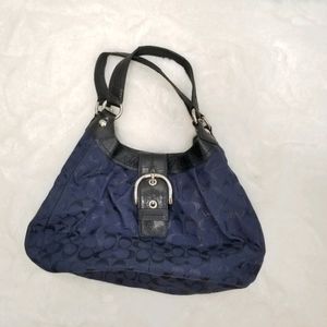 Coach Dark Blue Handbag
